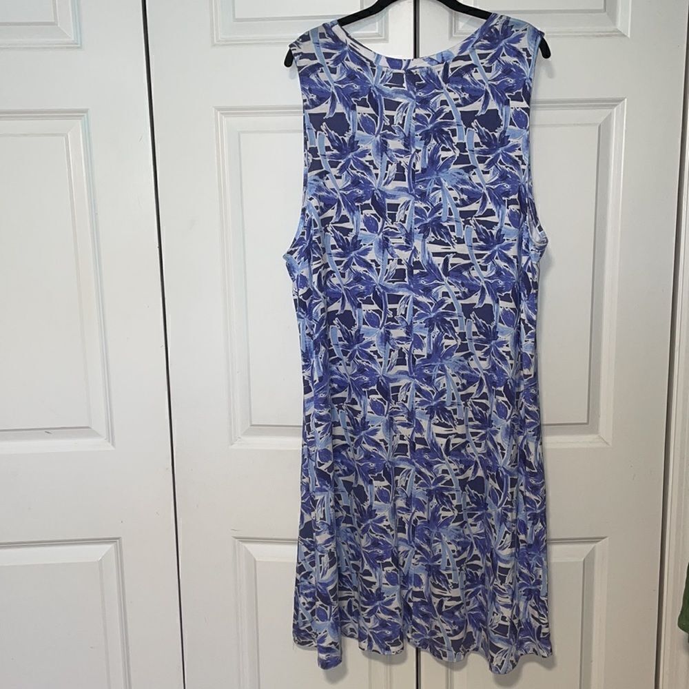 Palm Grove sleeveless dress size 2x - Picture 5 of 5